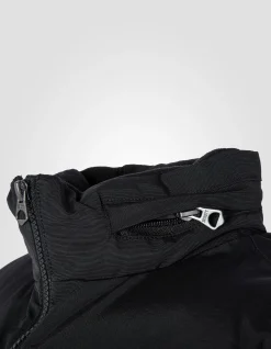 Doudoune noire unisexe, grande taille - NOIR