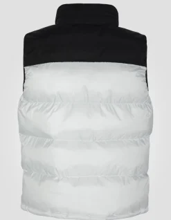 Doudoune sans manche blanche unisexe - BLANC