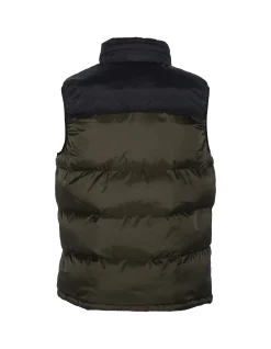 Doudoune sans manche kaki unisexe, grande taille - KAKI