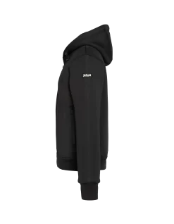 Gilet noir technique à capuche - NOIR