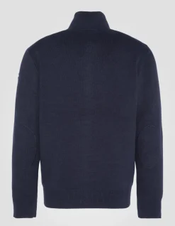 Gilet zippé militaire bleu marine - MARINE