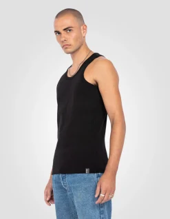 Pack de 2 débardeurs blanc et noir - BLANC/NOIR