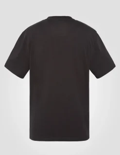 Pack de 2 t-shirts noir et blanc à col rond en coton biologique - NOIR/BLANC CASSÉ