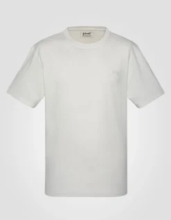 Pack de 2 t-shirts noir et blanc à col rond en coton biologique - NOIR/BLANC CASSÉ