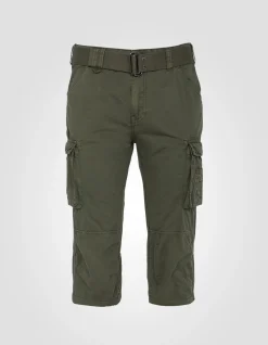 Pantacourt olive - OLIVE