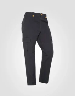Pantalon army bleu marine multipoches - MARINE