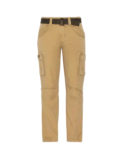 Pantalon cargo beige multipoches - BEIGE