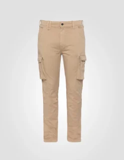 Pantalon cargo beige multipoches - BEIGE