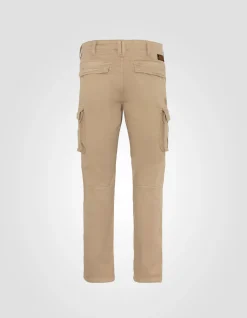 Pantalon cargo beige multipoches - BEIGE
