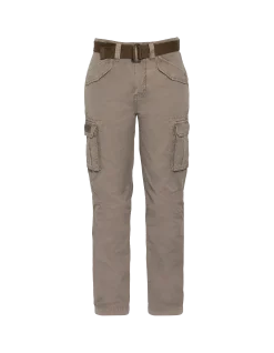 Pantalon cargo kaki multipoches