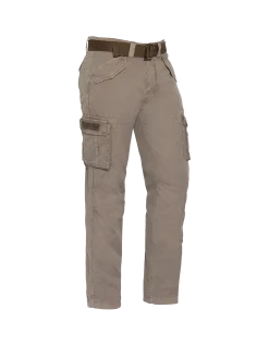 Pantalon cargo kaki multipoches
