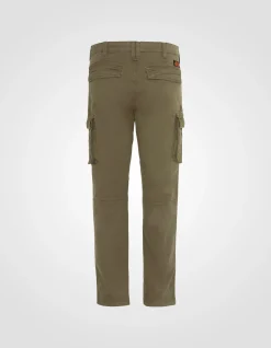 Pantalon cargo kaki multipoches - KAKI
