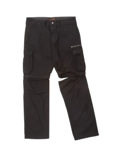 Pantalon cargo noir 2 en 1 - NOIR