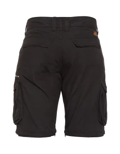 Pantalon cargo noir 2 en 1 - NOIR
