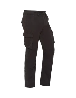 Pantalon cargo noir multipoches - NOIR