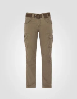 Pantalon cargo olive multipoches - OLIVE
