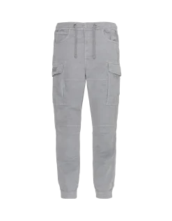 Pantalon cargo running gris clair - GRIS CLAIR