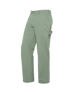 Pantalon carpenter canvas vert - VERT FUMÉ