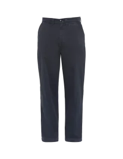 Pantalon chino bleu marine large - MARINE