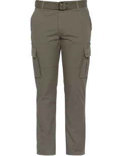 Pantalon de combat kaki avec ceinture - KAKI