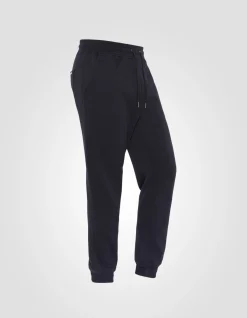 Pantalon de survêtement bleu marine, grande taille - MARINE
