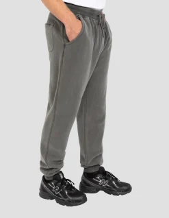 Pantalon de survêtement charbon, effet délavé - CHARBON