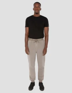 Pantalon de survêtement taupe, effet délavé - TAUPE