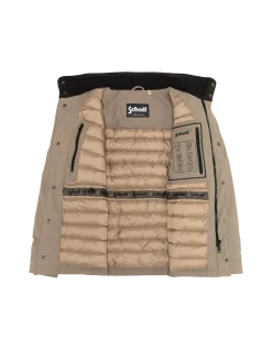 Parka beige foncé multipoches à capuche - BEIGE FONCÉ
