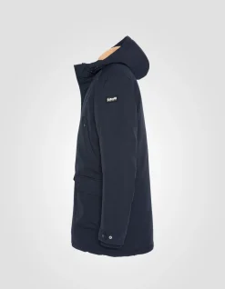 Parka bleu marine à capuche - MARINE