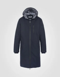 Parka bleu marine extra longue - MARINE