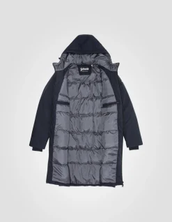 Parka bleu marine extra longue - MARINE