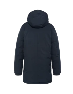 Parka bleu marine multipoches à capuche - MARINE