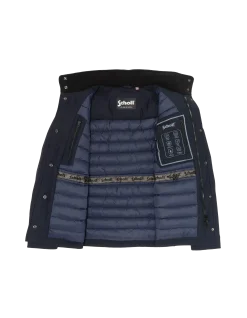 Parka bleu marine multipoches à capuche - MARINE