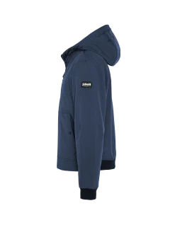 Parka bleu marine softshell courte déperlante - MARINE