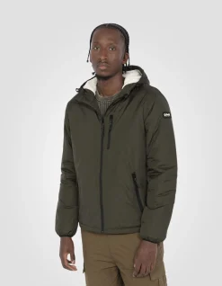 Parka kaki doublée sherpa - KAKI