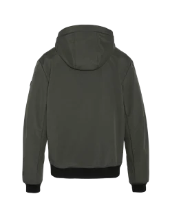 Parka kaki softshell courte déperlante - KAKI