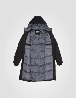 Parka noire extra longue - NOIR