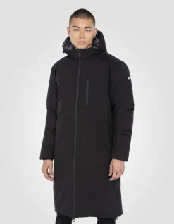 Parka noire extra longue - NOIR