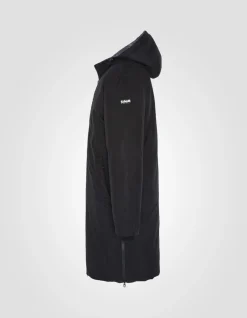 Parka noire extra longue - NOIR