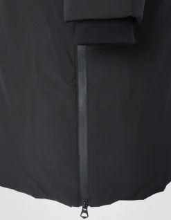 Parka noire extra longue - NOIR