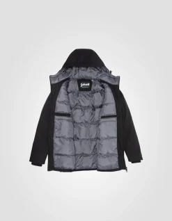 Parka noire longue - NOIR
