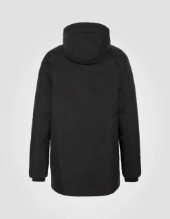 Parka noire longue - NOIR