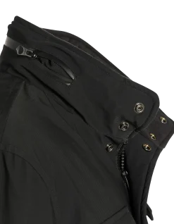 Parka noire multipoches à capuche - NOIR