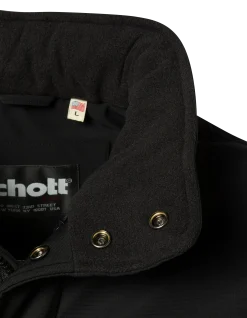 Parka noire multipoches à capuche - NOIR