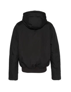 Parka noire multipoches à capuche - NOIR