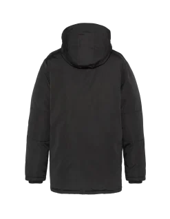 Parka noire multipoches à capuche - NOIR