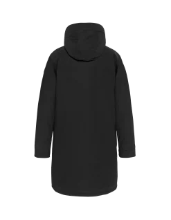 Parka noire multipoches à capuche - NOIR