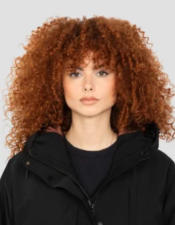 Parka noire multipoches à capuche - NOIR