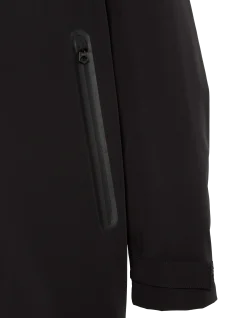 Parka noire urban à capuche - NOIR