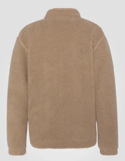 Polaire zippée sherpa beige - BEIGE